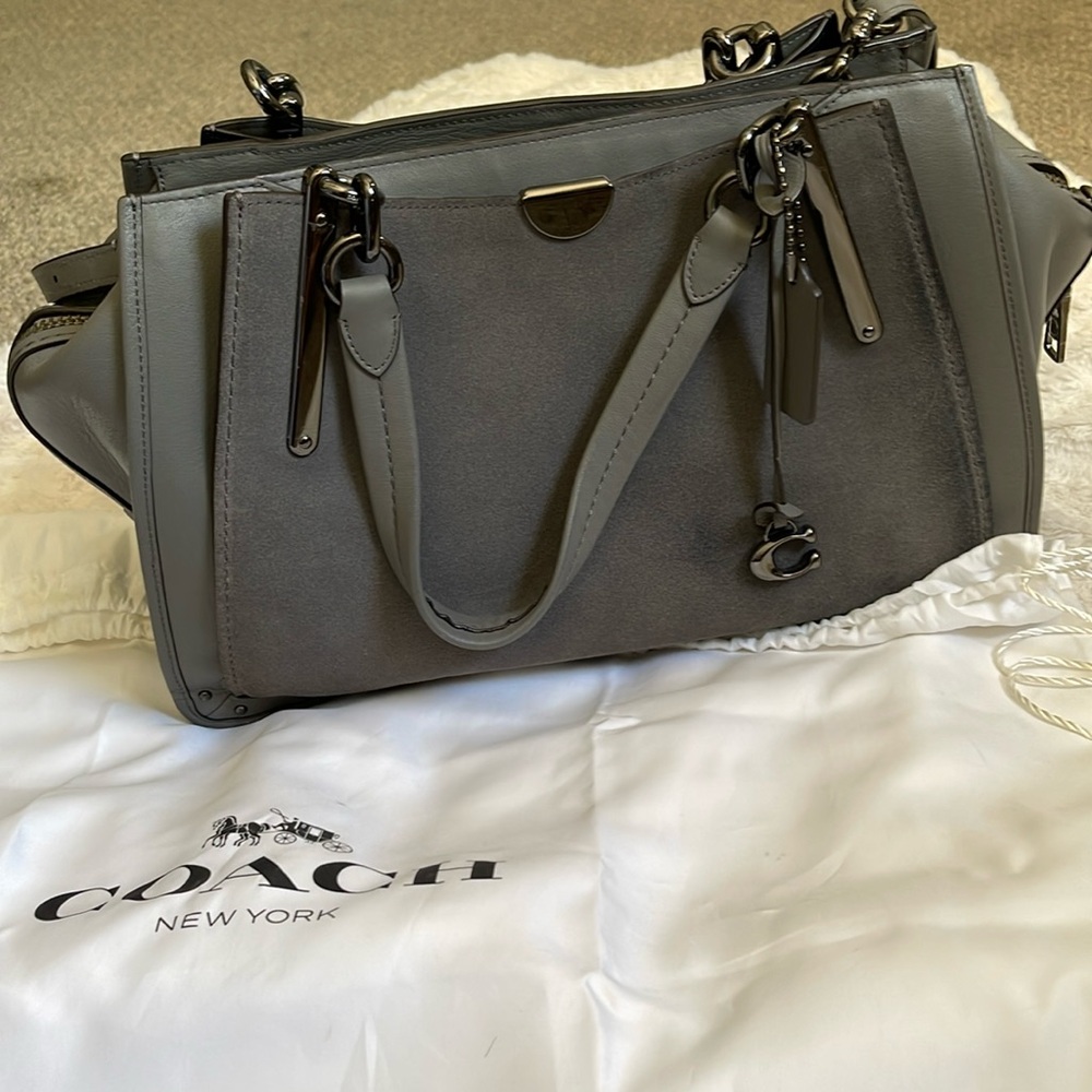 Coach leather hand bag